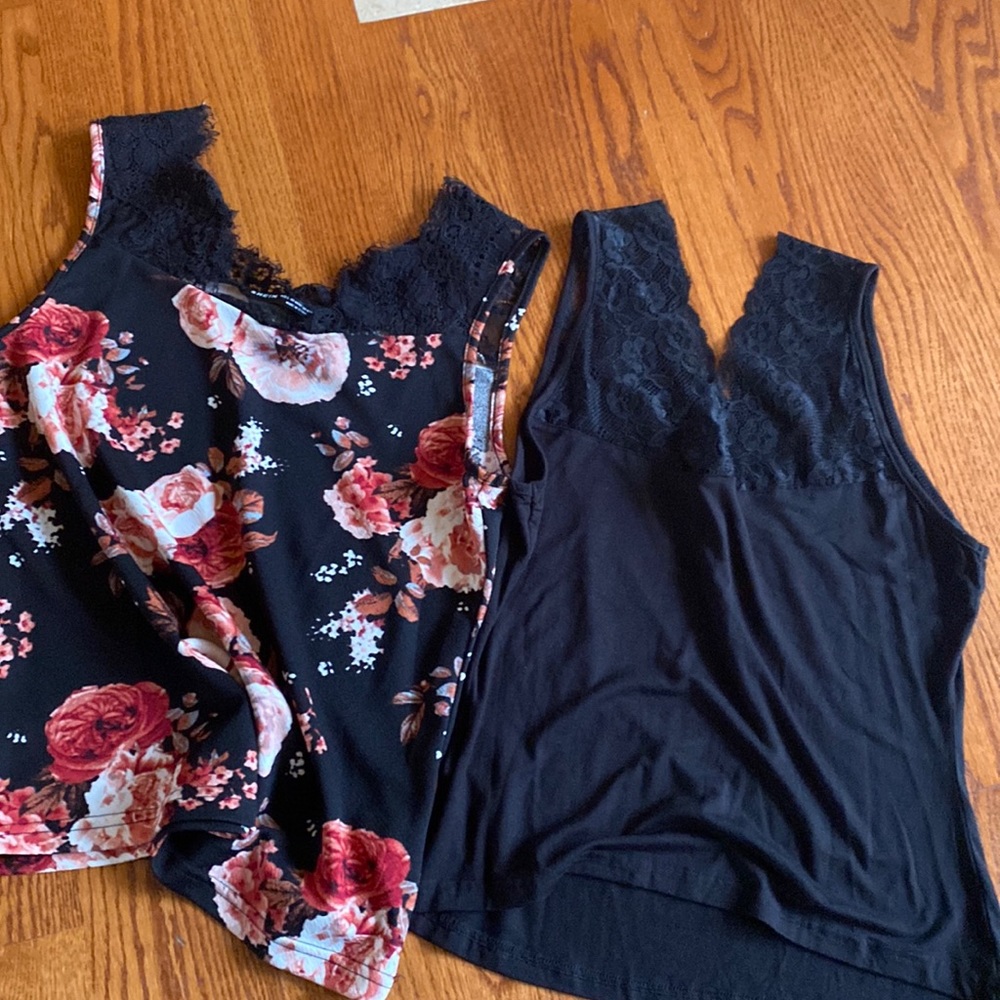 Two SHEIN dressy sleeveless tops